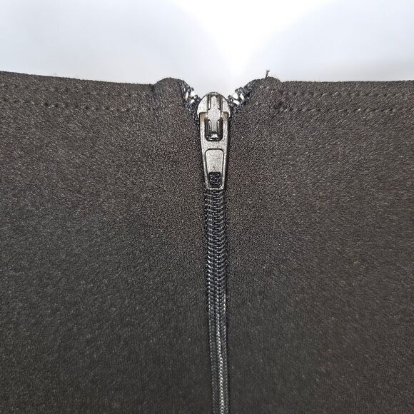 Windsor Black Kaia Strapless High Slit Formal Evening Dress Size Large - Picture 8 of 11